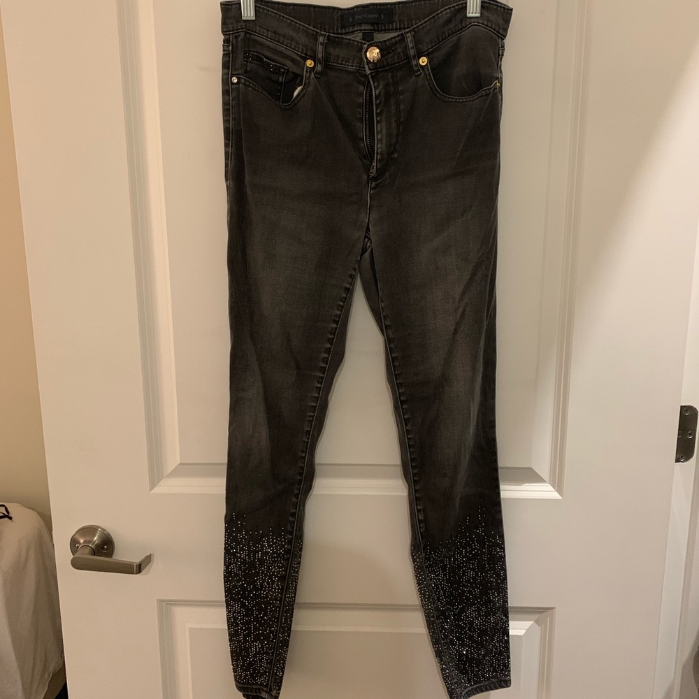 👖Juicy Couture Skinny Jewel Embellished Jeans 28